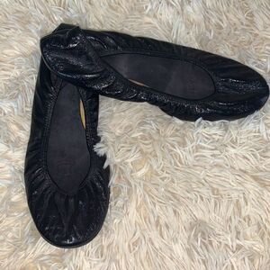 LANVIN leather ballerina flats